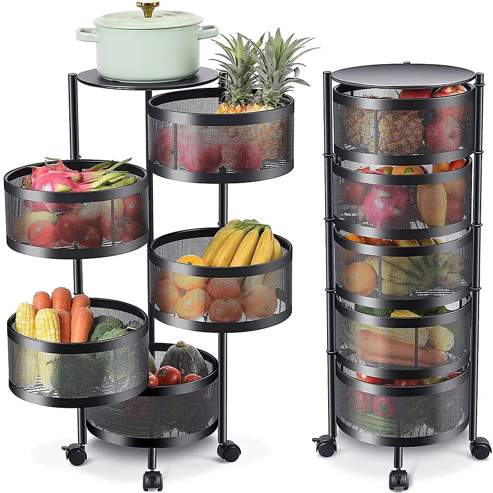 Carrito Organizador Para Cocina Con Ruedas 5 Niveles 1