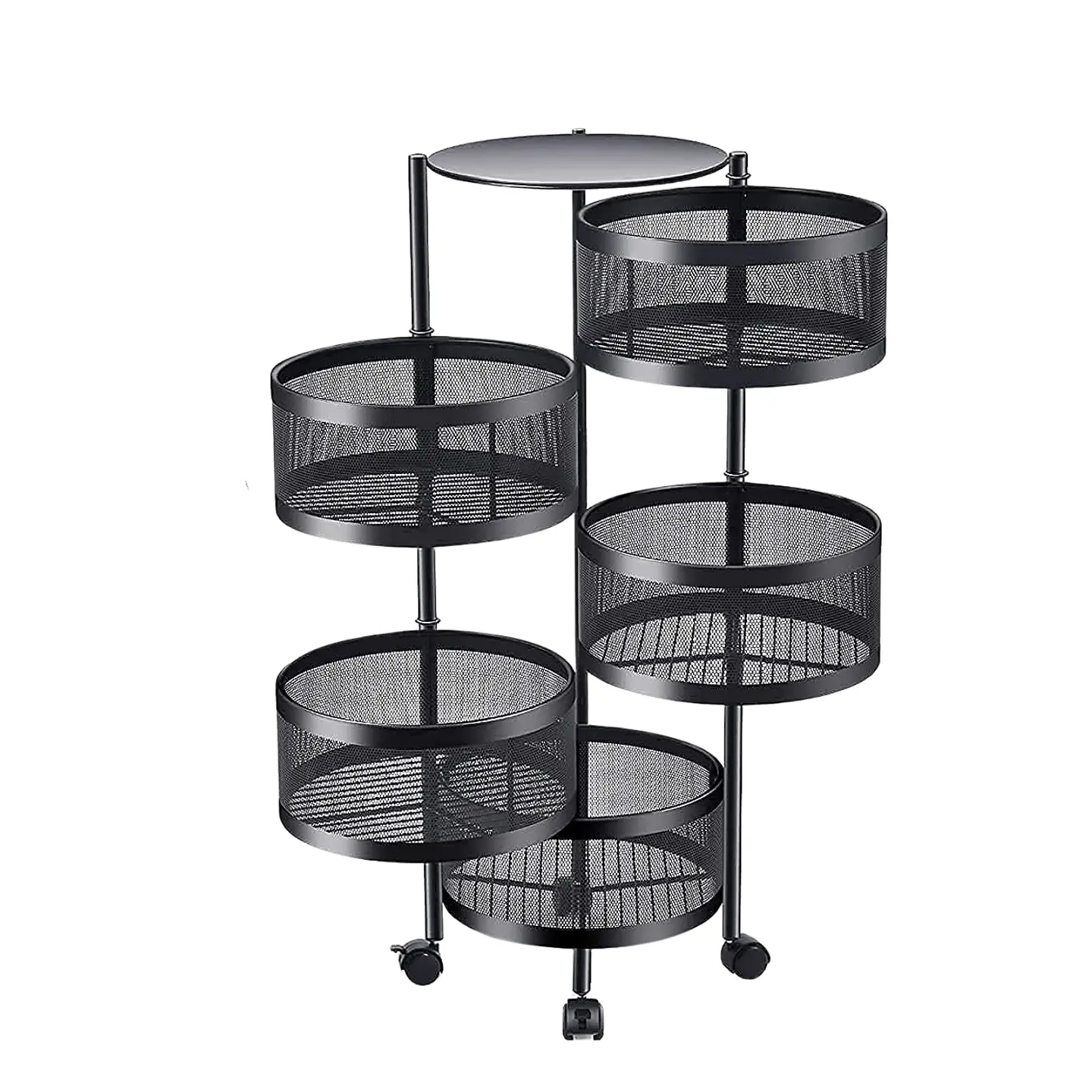 Carrito Organizador Para Cocina Con Ruedas 5 Niveles 2