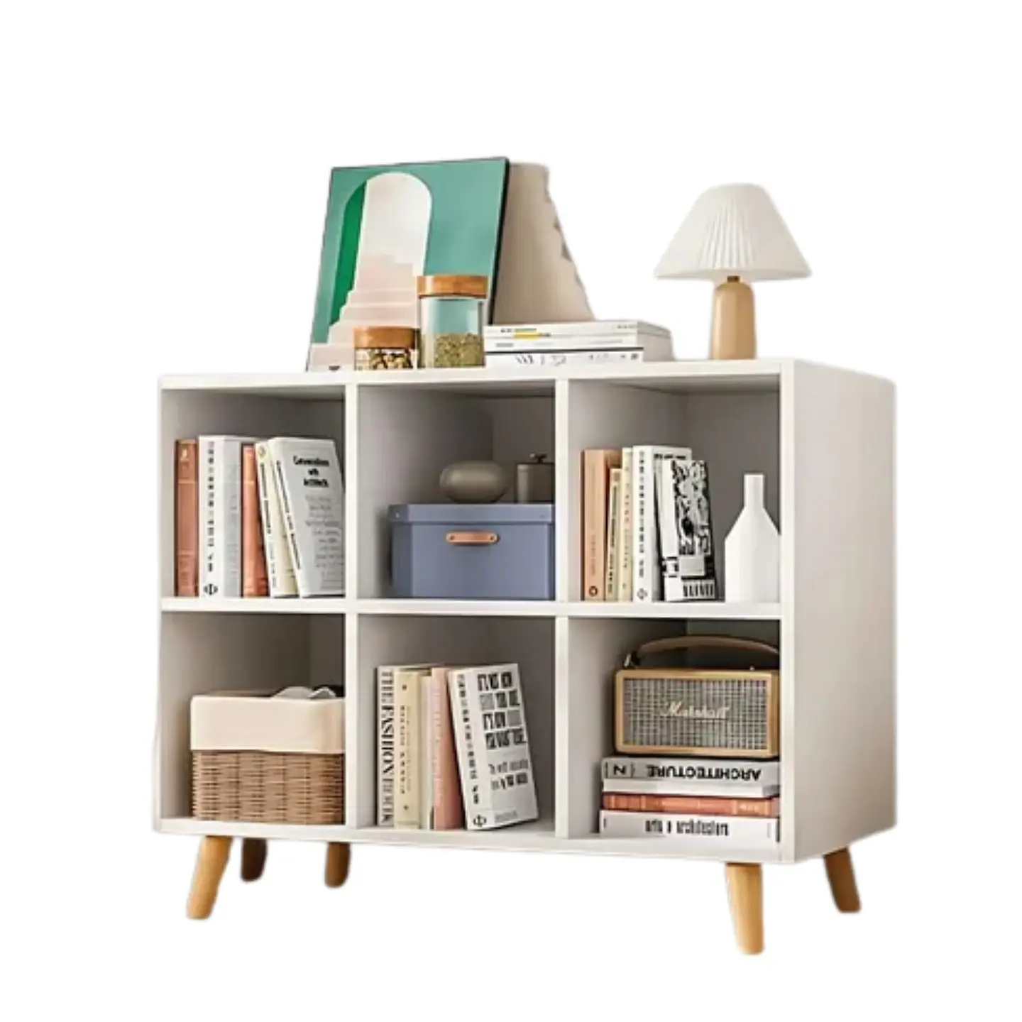 Estanteria Organizador 6 Niveles 90x30x72 Decoracion Living 1