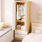 Armario Closet De Madera 60x40x180 Con 2 Puertas Dormitorio - Miniatura 3