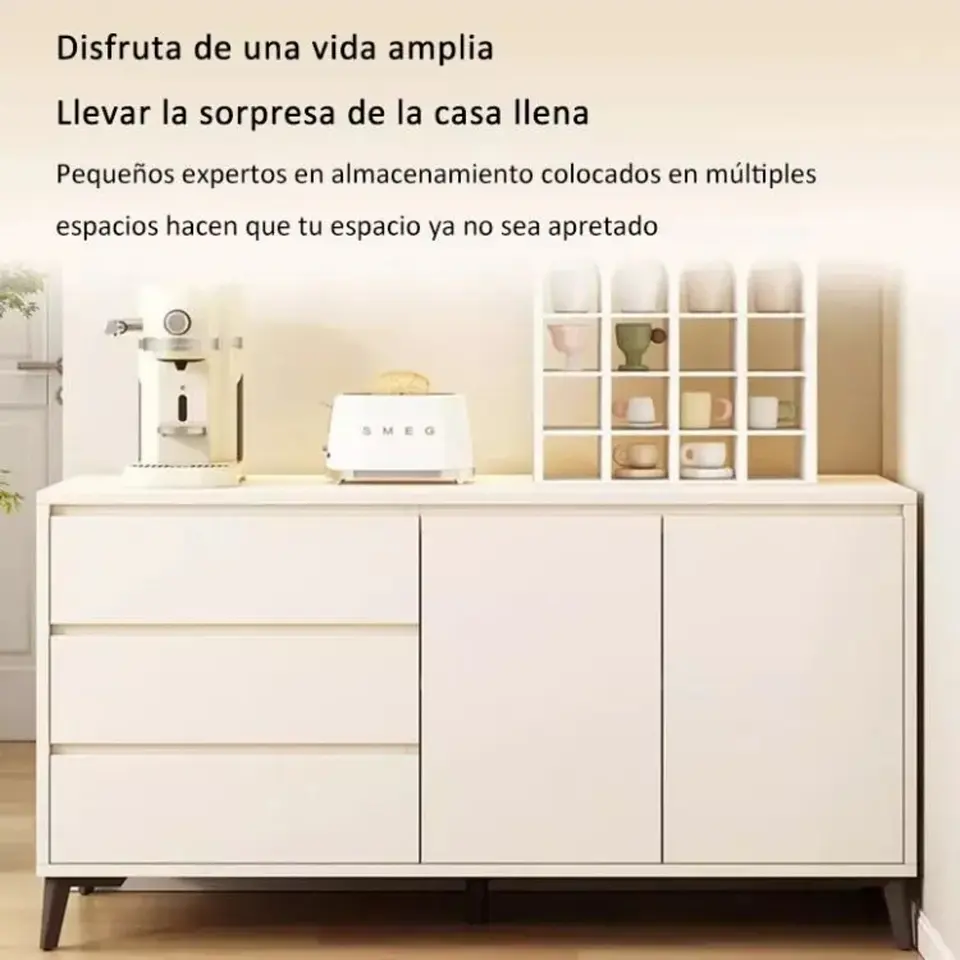 Rack TV Multifuncional Living Dormitorio 140x40x75 Moderno 4