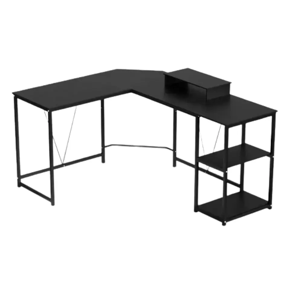 Escritorio Esquinero 150x48x75 en Forma de L Minimalista 1