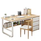 Escritorio Home Office 120x50x73.5 Estudio Con Cajones - Miniatura 5