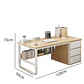 Escritorio Home Office 120x50x73.5 Estudio Con Cajones - Miniatura 6