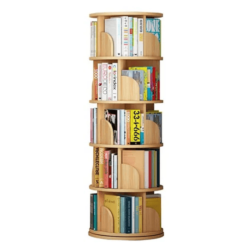 Biblioteca Giratoria 46x46x157 Librero Estante Circular