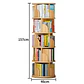 Biblioteca Giratoria 46x46x157 Librero Estante Circular - Miniatura 2