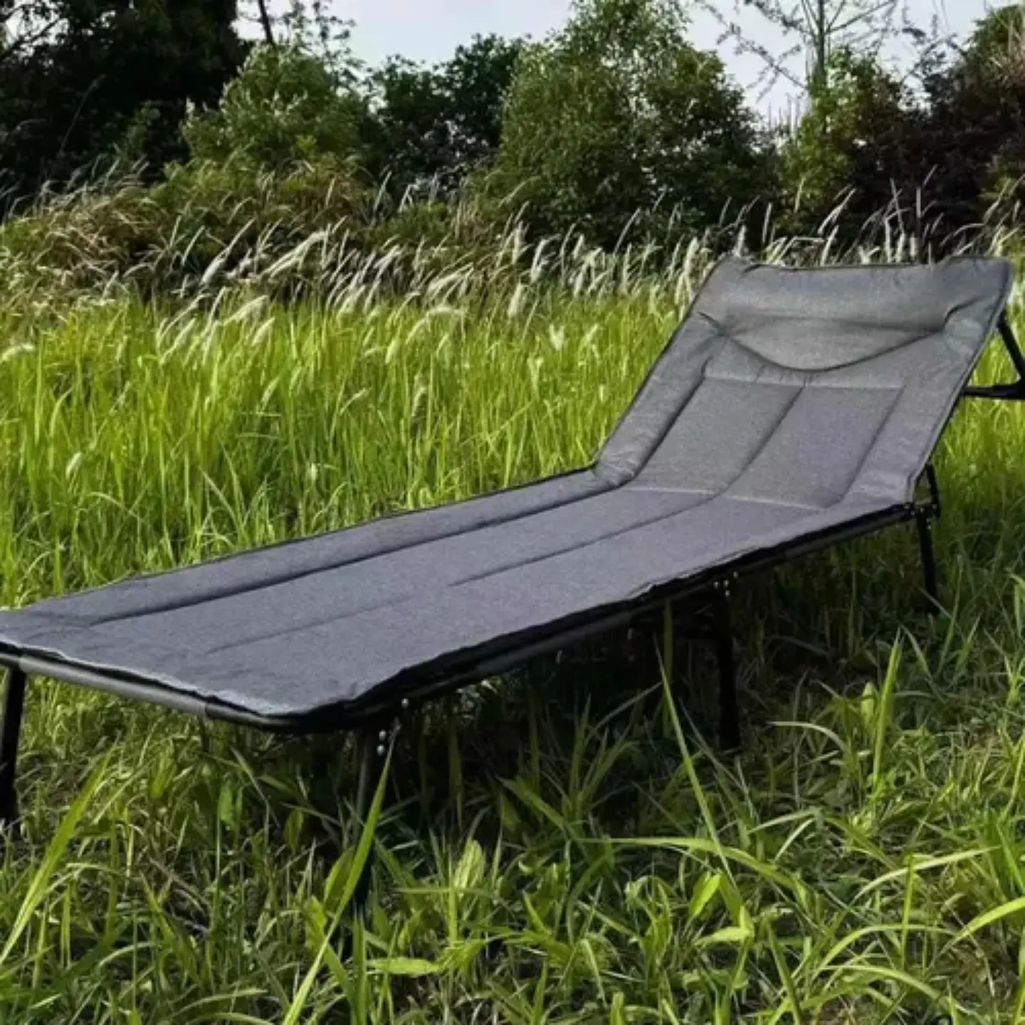 Silla Cama Reposera Plegable 190cm Desmontable Portatil 3