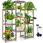 Estante Para Macetas Soporte De Plantas Huerto Decorativo - Miniatura 1