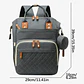 Mochila Pañalera Bolso Maternal Mudador Infantil Para Bebe - Miniatura 2