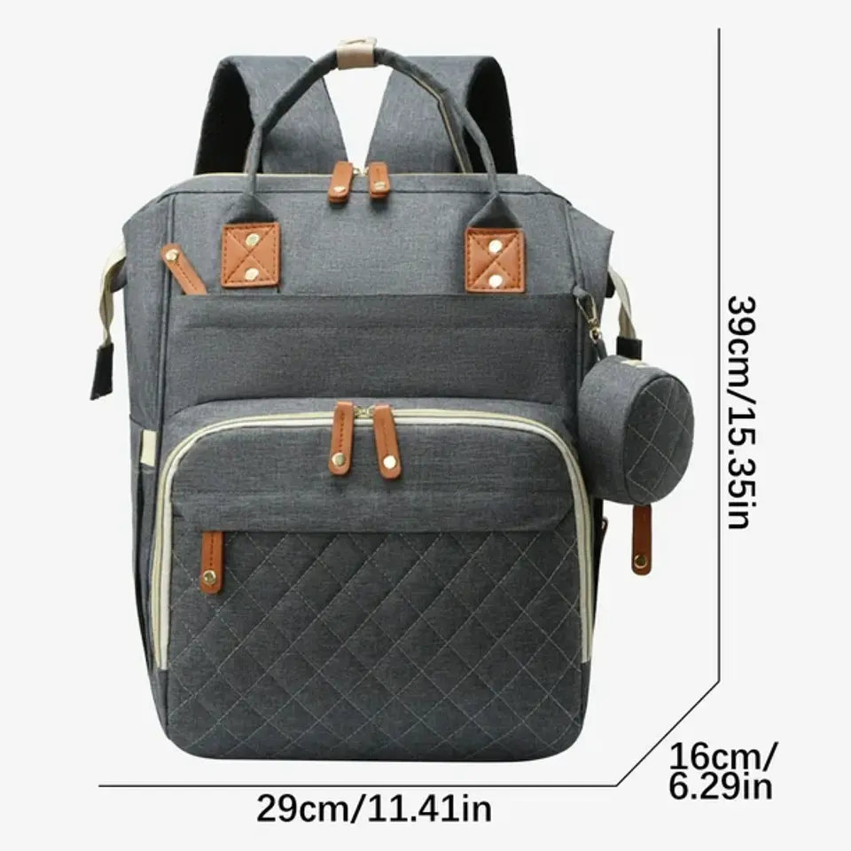 Mochila Pañalera Bolso Maternal Mudador Infantil Para Bebe 2