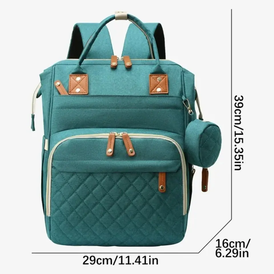 Mochila Pañalera Bolso Maternal Mudador Infantil Para Bebe 8