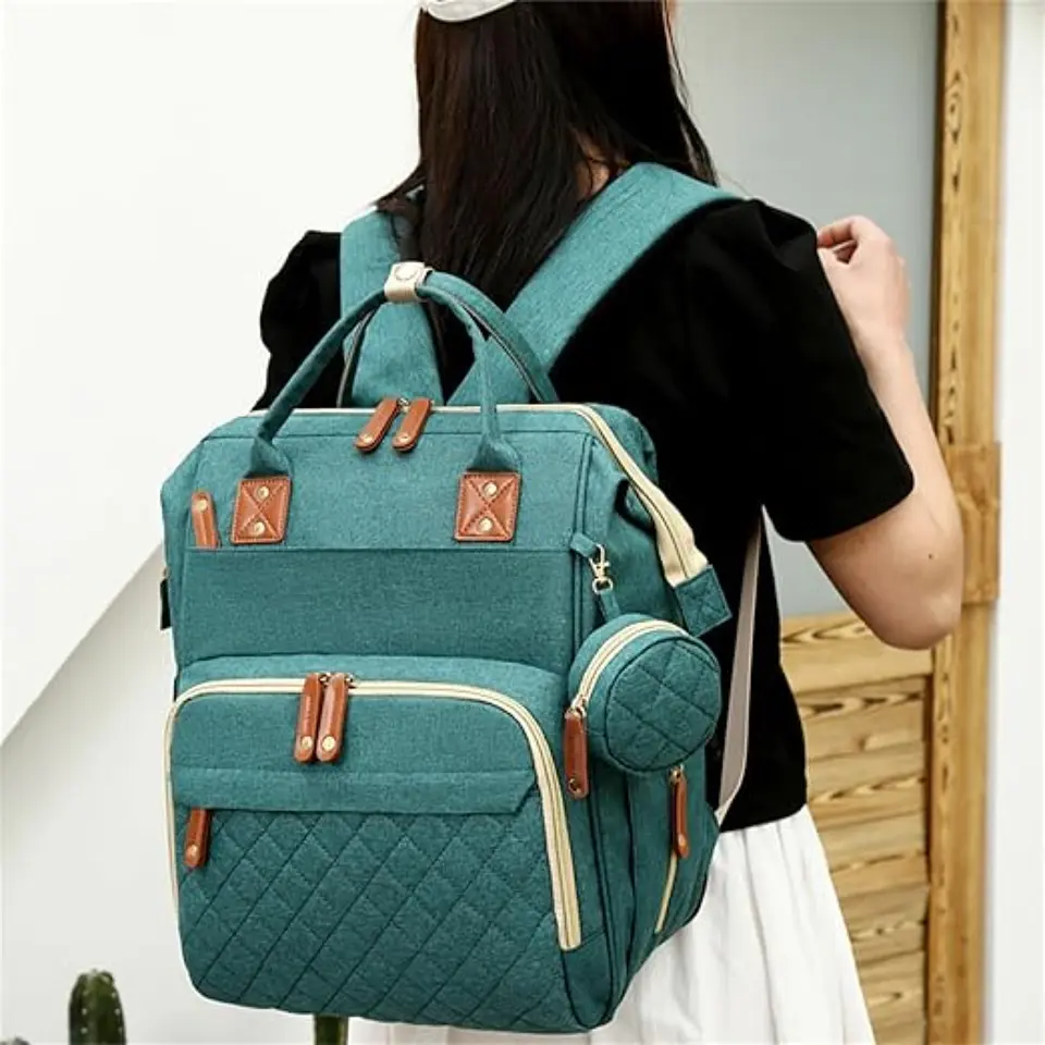 Mochila Pañalera Bolso Maternal Mudador Infantil Para Bebe 9
