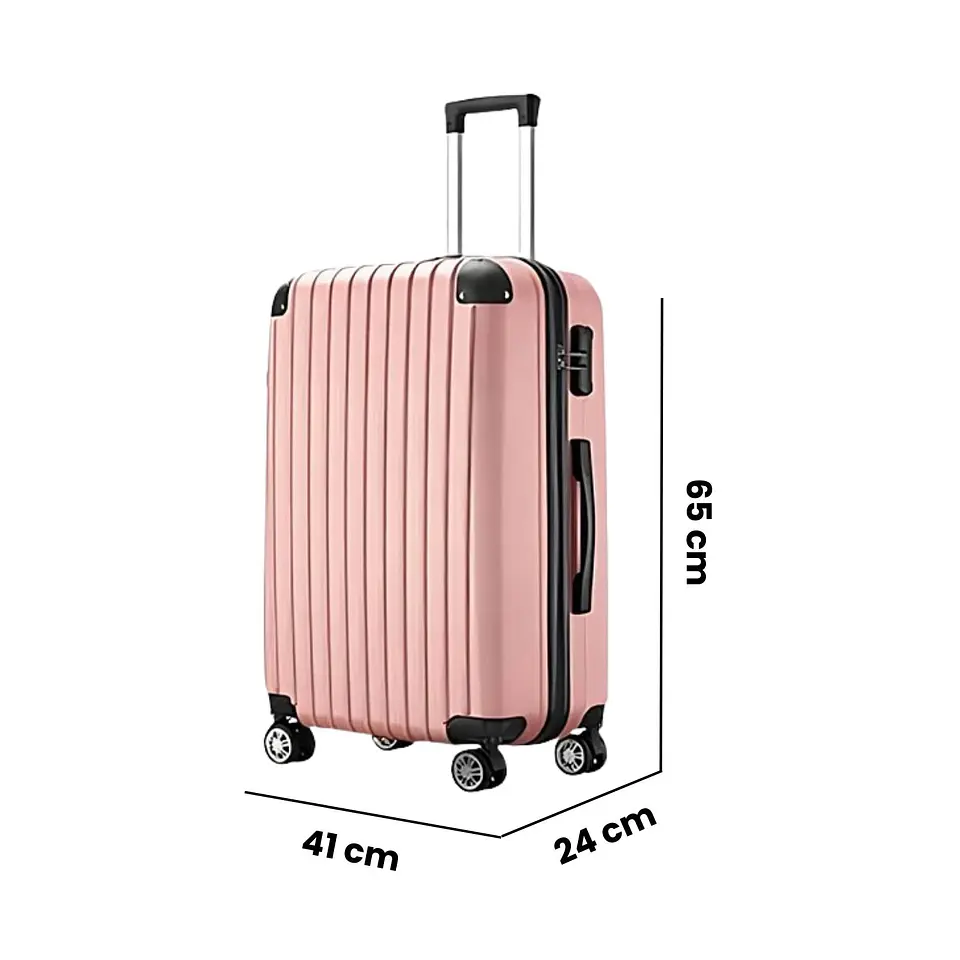 Set De 2 Maletas De Viaje Equipaje Resistente Con Cerradura 8