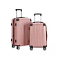Set De 2 Maletas De Viaje Equipaje Resistente Con Cerradura - Miniatura 6
