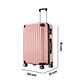 Set De 2 Maletas De Viaje Equipaje Resistente Con Cerradura - Miniatura 9