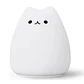 Lampara Led Silicona Gato Kawaii Luz Nocturna Espanta Cuco - Miniatura 1