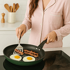 Sartén De Cocina Coccion Antiadherente 32CM Con Tapa 5