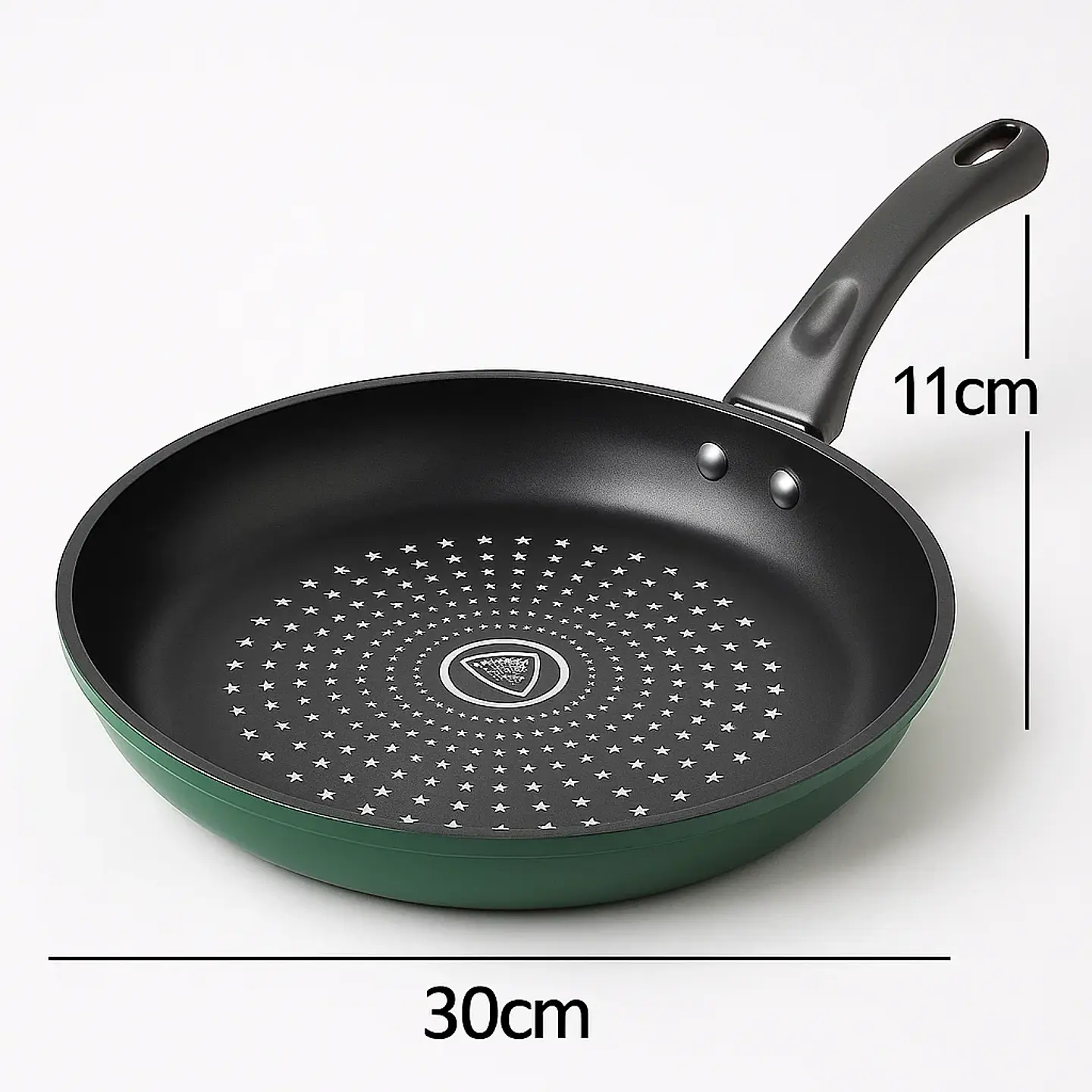 Sartén De Cocina Coccion Antiadherente 30cm Con Tapa 5