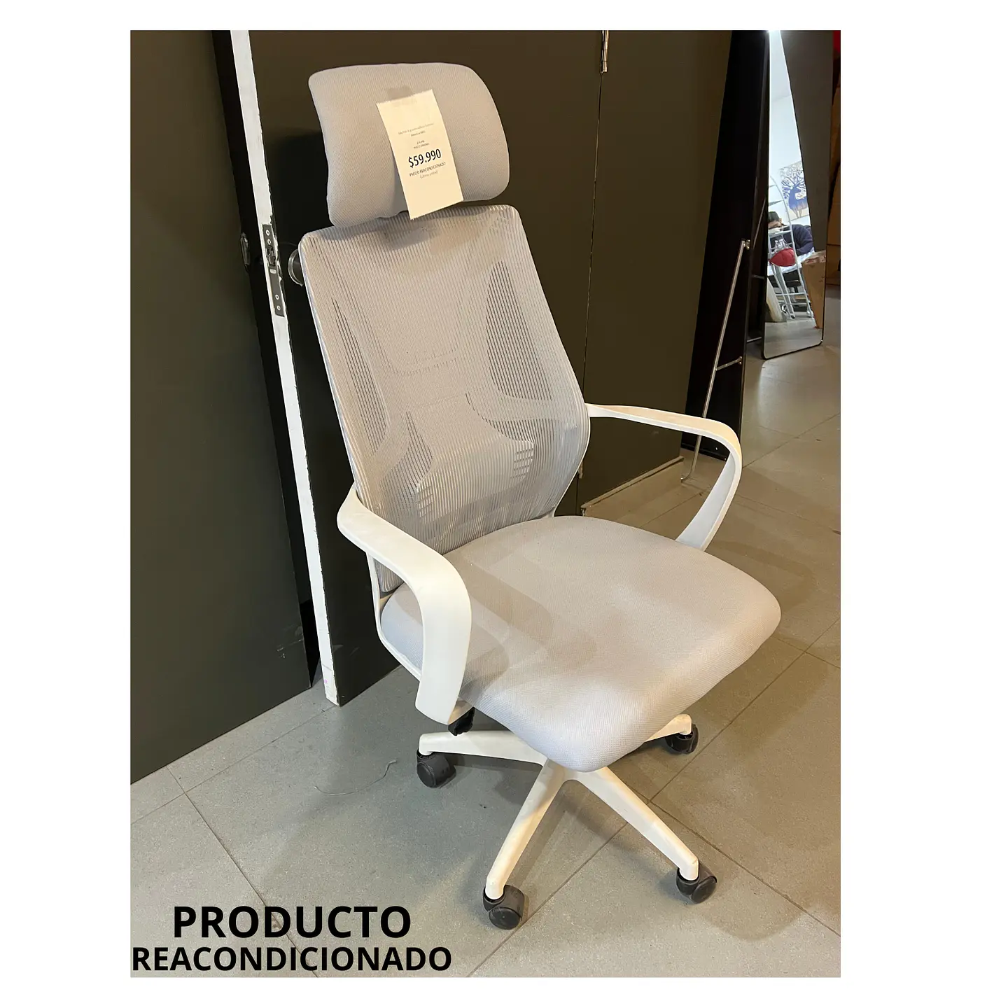 Silla Polar Ergónomica Oficina Escritorio Silenciosa A802 (Reacondicionado) 4