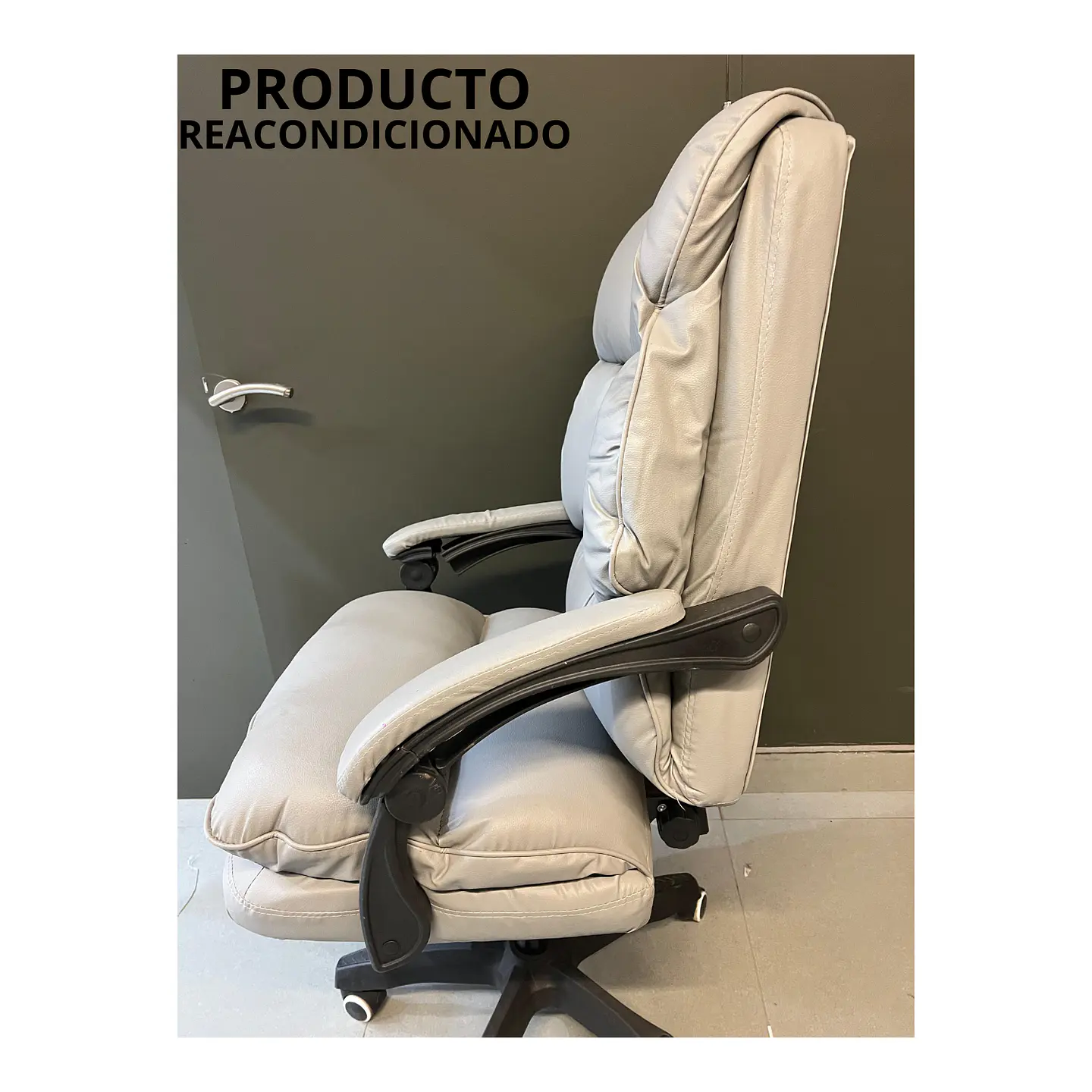 Silla De Escritorio YT-211 Giratoria Acolchada Oficina Ejecutiva (Reacondicionado) 8