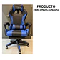 Silla Gamer Con Luz Rgb Reposapiés Y Masajeador Reclinable (Reacondicionado) - Miniatura 11