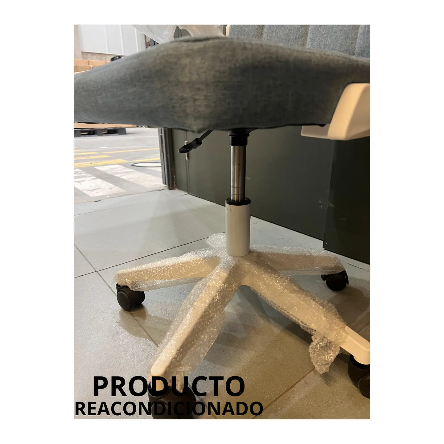 Silla De Oficina De Tela Altura Con Ajustable Y Ruedas (Reacondicionado) 4