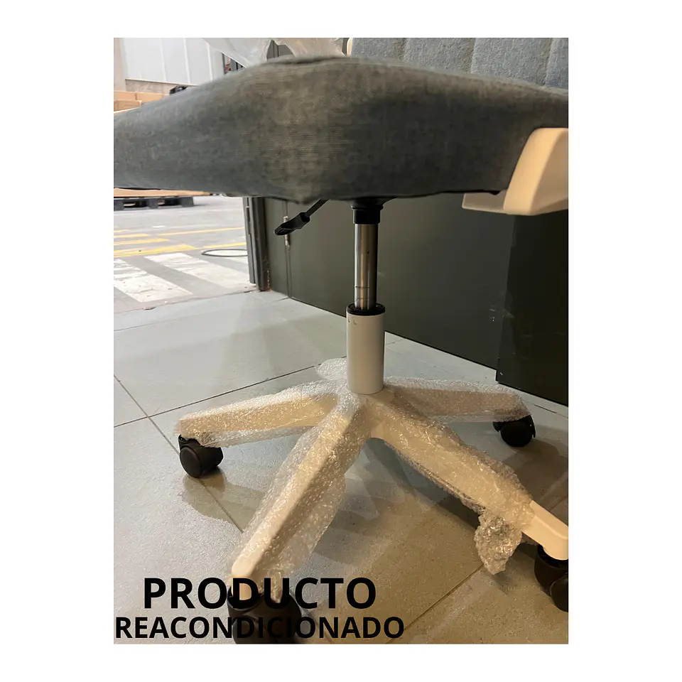 Silla De Oficina De Tela Altura Con Ajustable Y Ruedas (Reacondicionado) 4