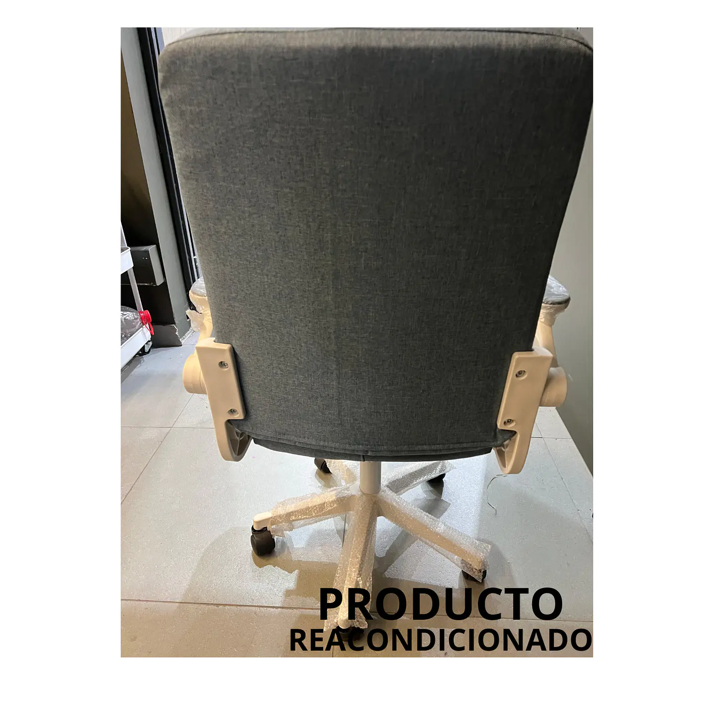 Silla De Oficina De Tela Altura Con Ajustable Y Ruedas (Reacondicionado) 5