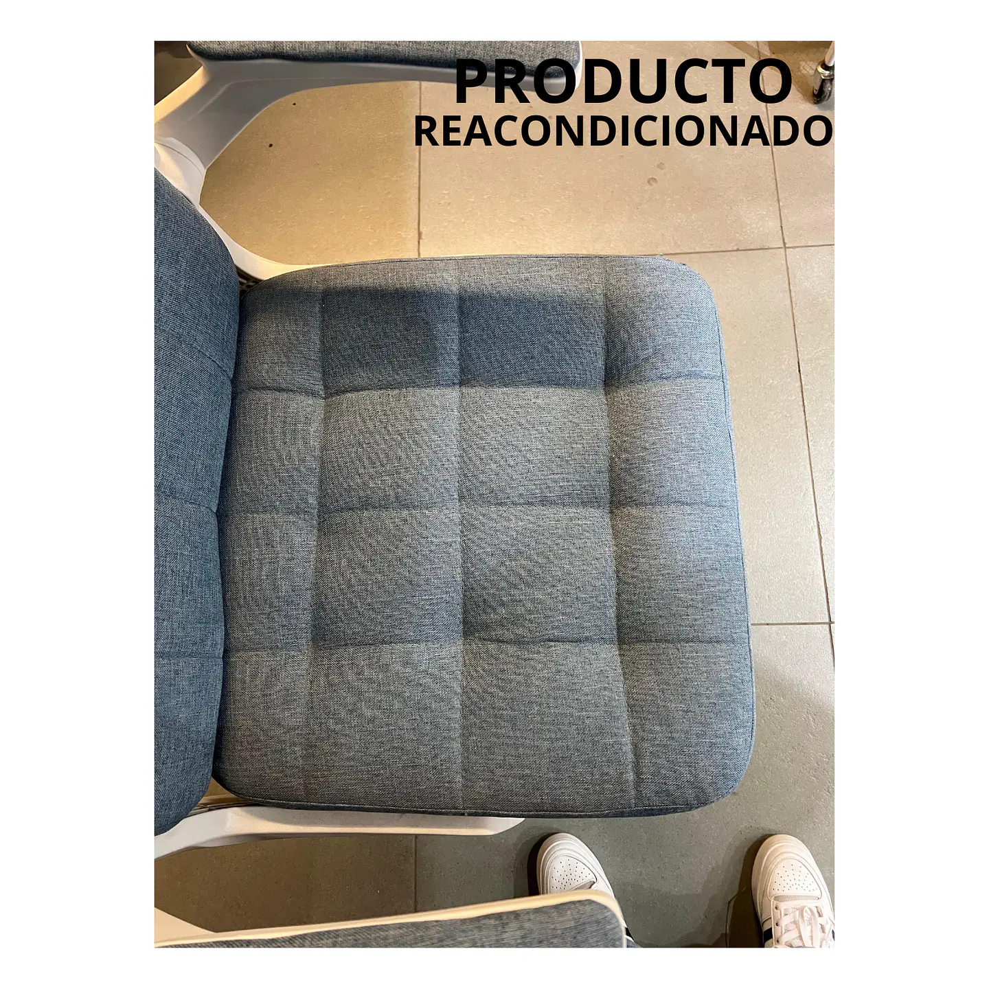 Silla De Oficina De Tela Altura Con Ajustable Y Ruedas (Reacondicionado) 6