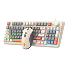 Teclado K82 + Mouse para PC gamer con luces LED RGB 9