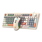 Teclado K82 + Mouse para PC gamer con luces LED RGB - Miniatura 9