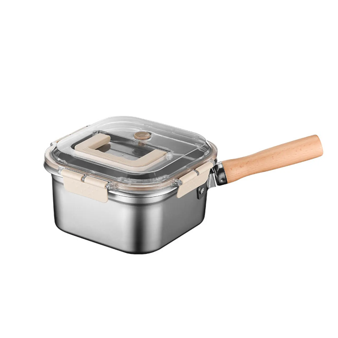 Olla Multiusos Cacerola Sarten Para Freir Hervir Con Pinza 1