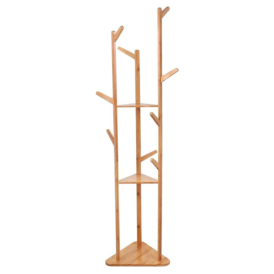 Perchero Triangular Colgador Bamboo Minimalista 170x36cm 1