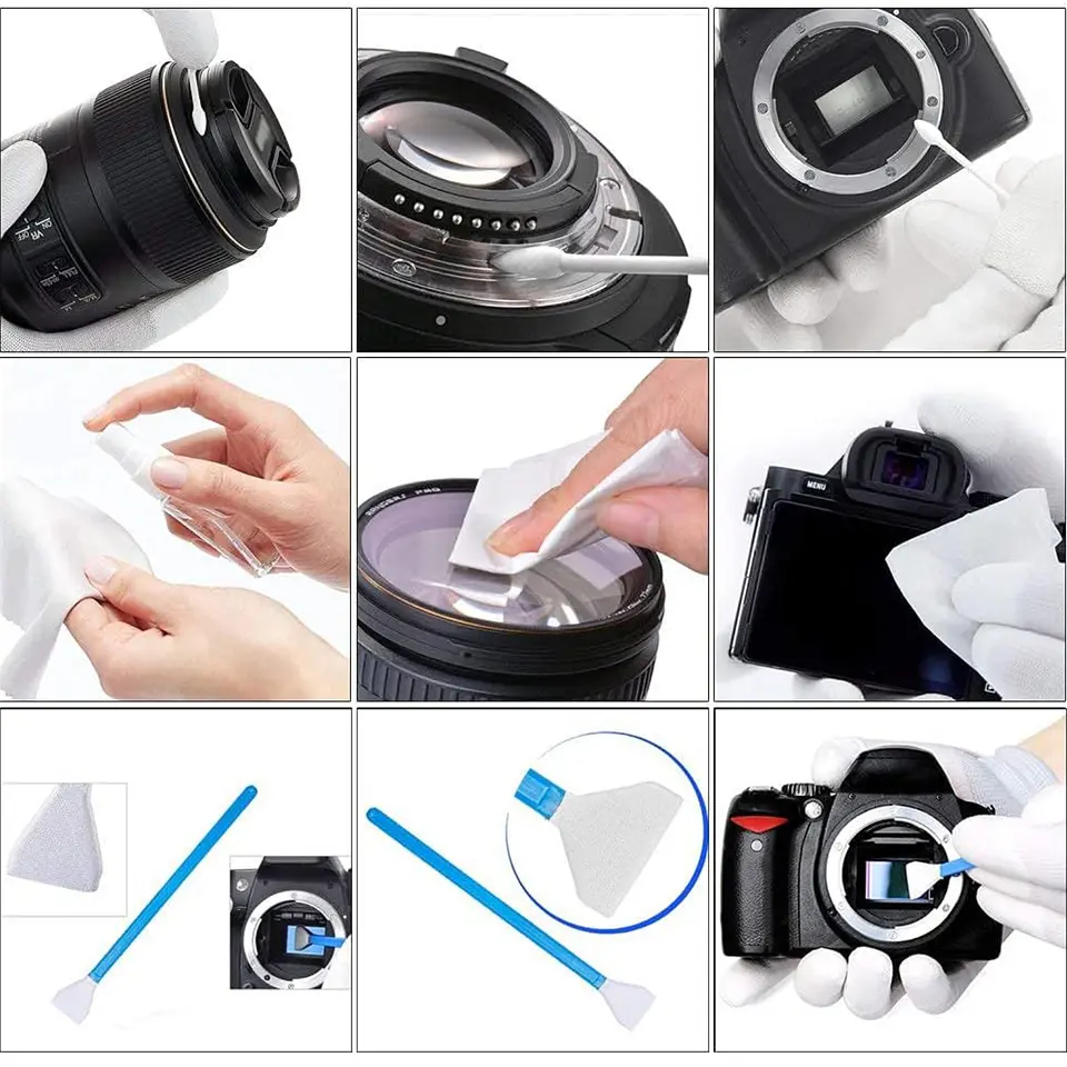 Kit De Limpieza Portatil Cámaras Fotográficas Sensor Lente 5