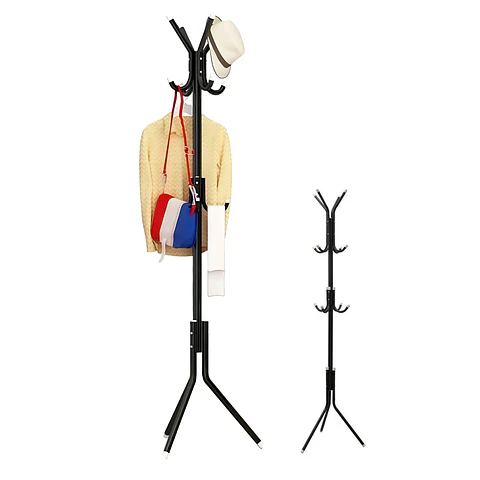 Perchero Metal 12 Ganchos Abrigo / Chaqueta Estante Paraguas