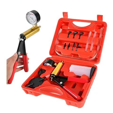 Kit Bomba Purgador Sangrador De Frenos Prueba Vacío Manual