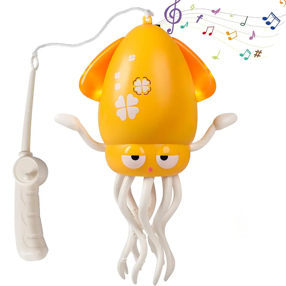 Pulpo Bailarín Juguete Mágico Electrónico Con Luces 9