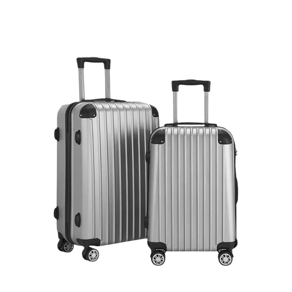 Set De 2 Maletas De Viaje Equipaje Resistente Con Cerradura 10
