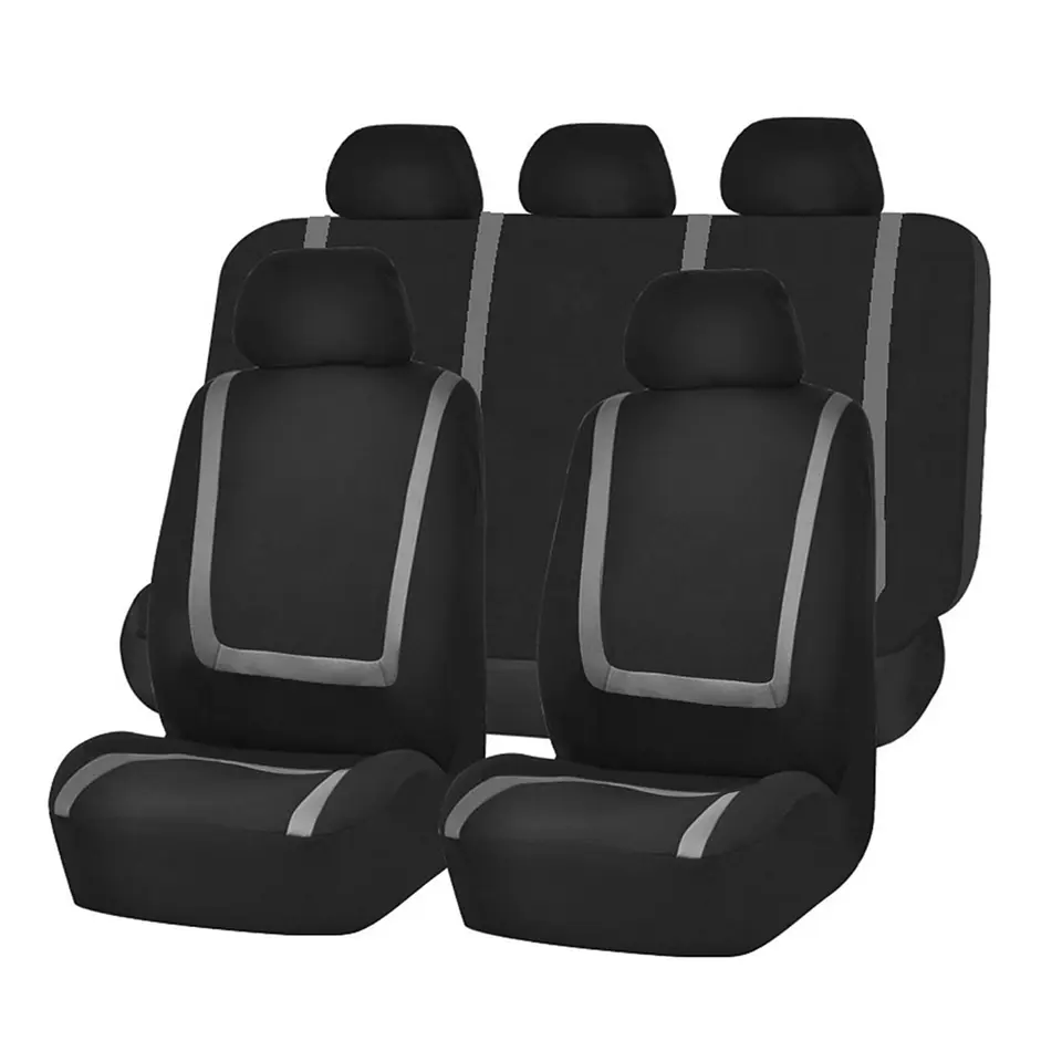 Set Cubre Asientos Funda Protector Universal Auto 9 Piezas 1