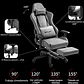 Silla Gamer Ergonómica Con Reposapiés Reclinable Profesional - Miniatura 3