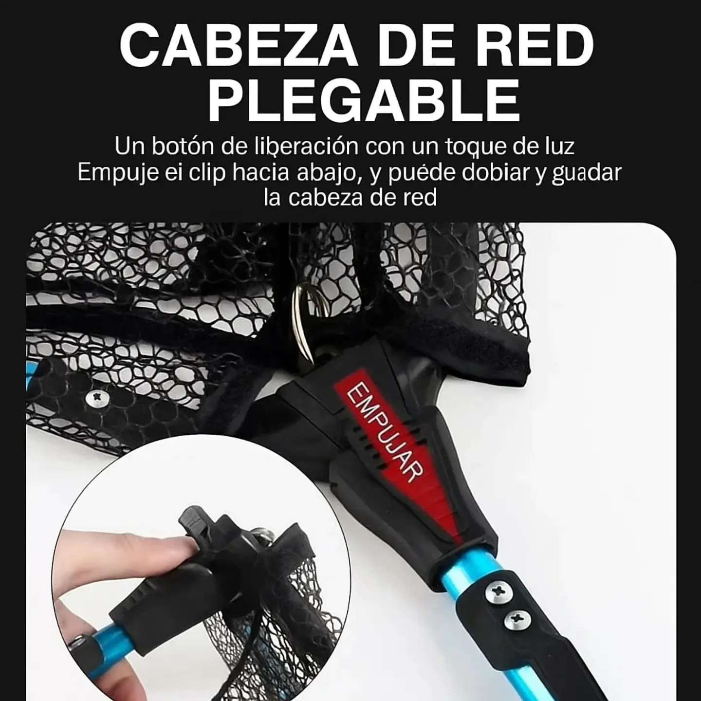 Chinguillo Red De Pesca Malla Plegable Piscina Trampa Caza 3