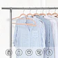 Pack 10 Colgadores Ganchos De Ropa Terciopelo Antideslizante - Miniatura 3