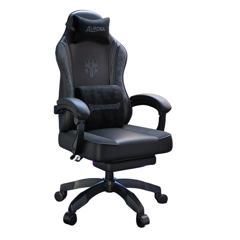 Silla Gamer Con Soporte Lumbar Reclinable 135° Y Reposapies 1
