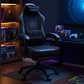 Silla Gamer Con Soporte Lumbar Reclinable 135° Y Reposapies - Miniatura 3