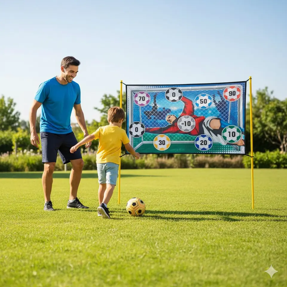 Juego de Futbol Portería De Velcro Para Niños Con Pelota 3