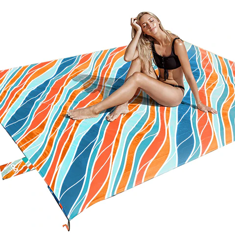 Alfombra Manta Impermeable 210x200cm De Picnic Playa Verano