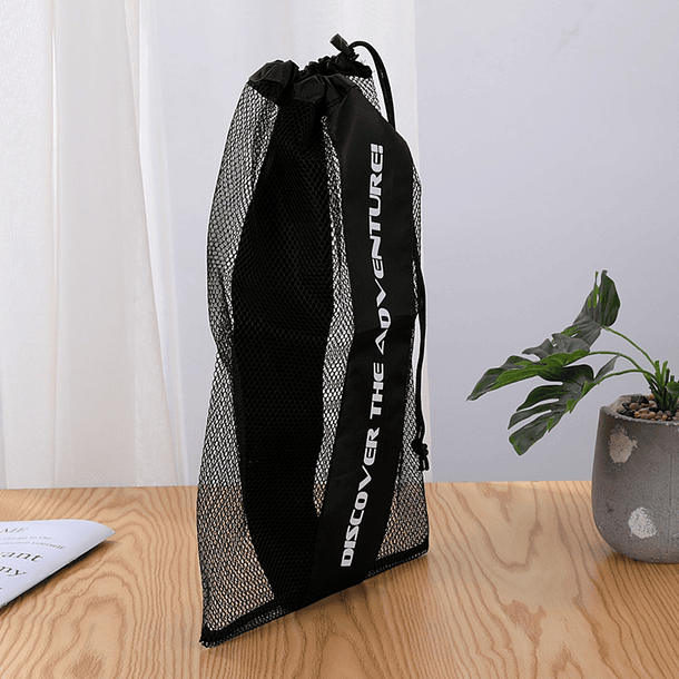Bolso De Malla Con Cordon Para Playa Piscina Hogar Multiuso 3