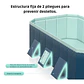 Piscina Infantil 2.6 Metros Armable Plegable Para Exteriores - Miniatura 5