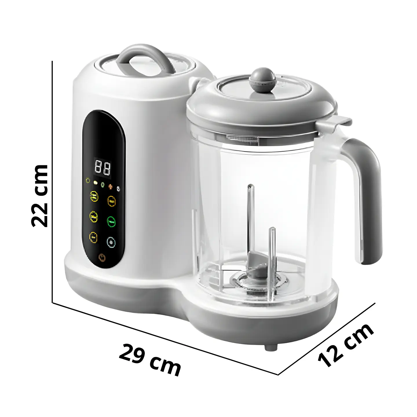 Picatodo Licuadora De Alimentos Multifuncional Digital 220v 2