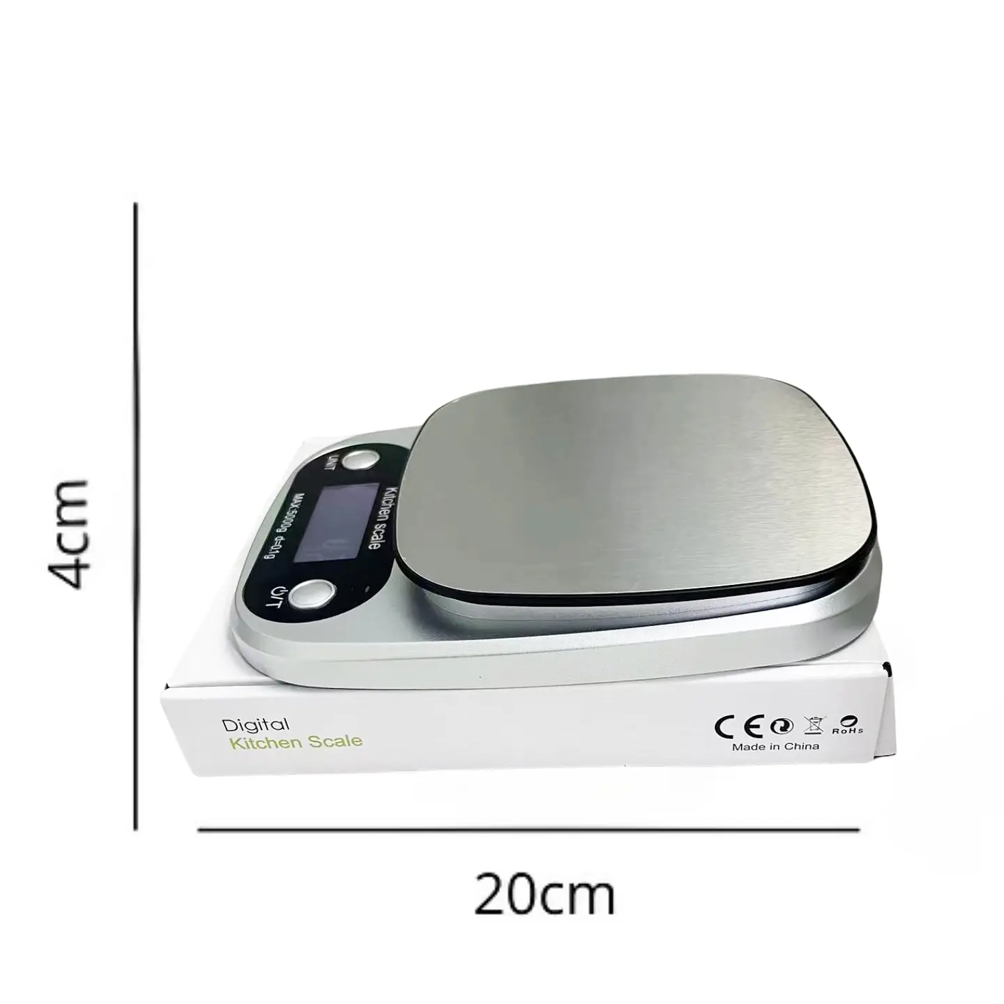 Balanza Gramera Pesa Digital De Cocina 10 kgs Con Pilas 2